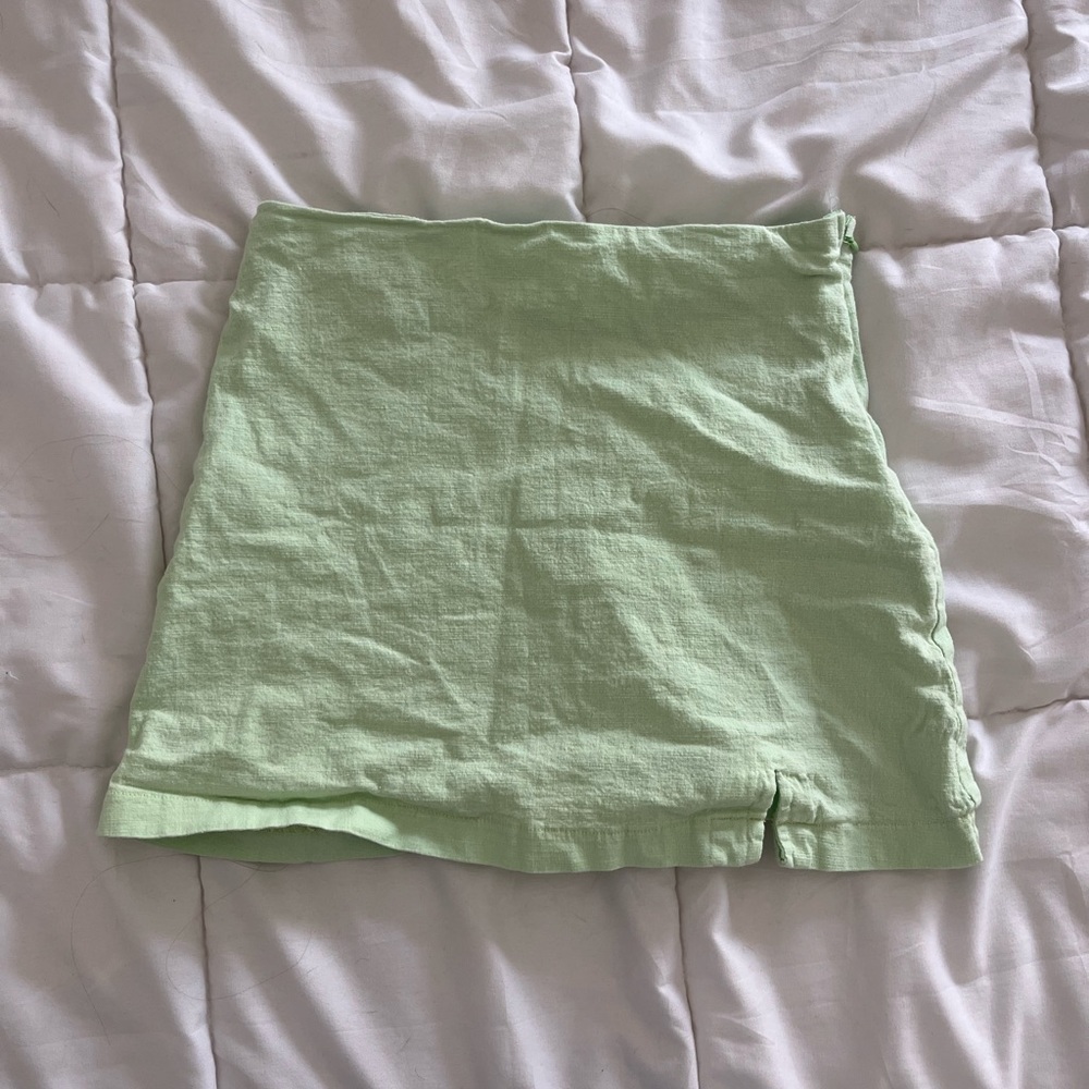 Princess Polly Green Mini Skirt